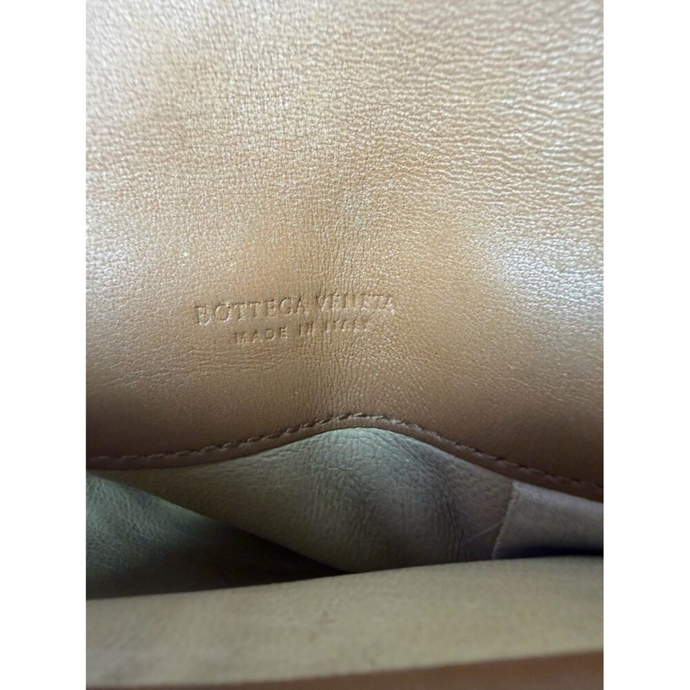 Bottega Veneta Woven Suede Fold-Over Wallet in Tan (fair) - Picture 13 of 13